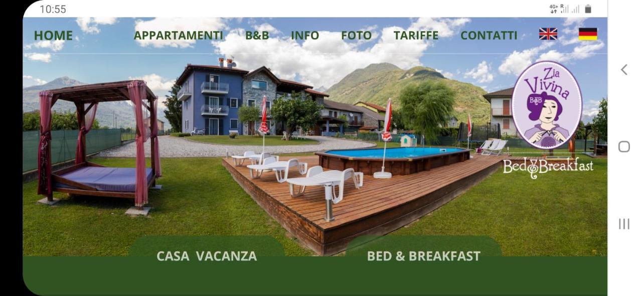B&B Zia Vivina Sorico Kültér fotó